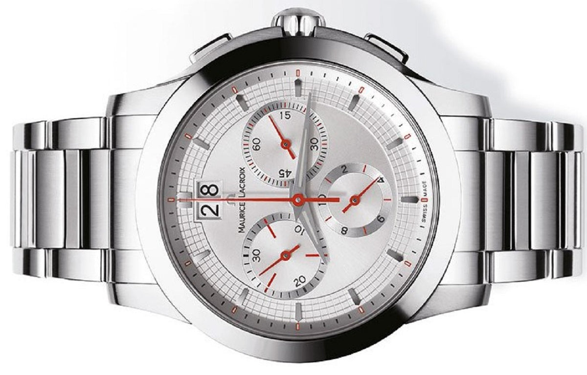 Maurice Lacroix Miros Chronographe Herren Armbanduhr MI1077 SS002