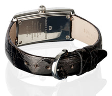 Laden Sie das Bild in den Galerie-Viewer, Maurice Lacroix Fiaba Rectangulaire FA2164-SS001-113 Damen-Armbanduhr Lederband Zifferblatt silber Saphirglas Swiss Made NEU OVP. mit Box Papiere 2 Jahre Hersteller-Garantie