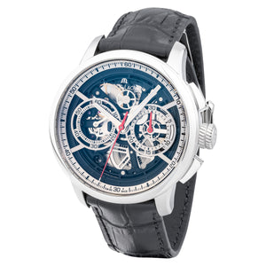 Maurice Lacroix Masterpiece Skeleton MP6028-SS001-090-2 | Herren Chronograph | Swiss Made Automatik | Saphirglas Leder | NEU OVP. | 2 Jahre Hersteller-Garantie