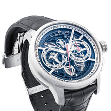 Laden Sie das Bild in den Galerie-Viewer, Maurice Lacroix Masterpiece Skeleton MP6028-SS001-090-2 | Herren Chronograph | Swiss Made Automatik | Saphirglas Leder | NEU OVP. | 2 Jahre Hersteller-Garantie