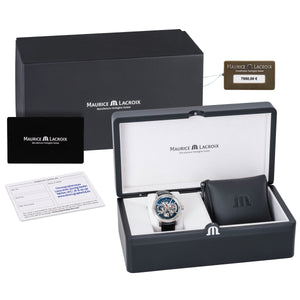 Maurice Lacroix Masterpiece Skeleton MP6028-SS001-090-2 | Herren Chronograph | Swiss Made Automatik | Saphirglas Leder | NEU OVP. | 2 Jahre Hersteller-Garantie