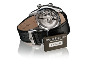 Maurice Lacroix Masterpiece Réveil Globe Ref. MP6388-SS001-330 | Automatik Herren-Armbanduhr | Alarm GMT Datum | NEU OVP | Swiss Made Automatik | 2 Jahre Garantie