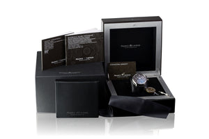 Maurice Lacroix Masterpiece Double Rétrograde GMT MP6518-SS001-330-1 Automatik Herrenuhr Manufaktur-Kaliber ML-191 NEU OVP. mit 2 Jahren Hersteller-Garantie Box Papiere Rétrograde Datumsanzeige und 2. GMT Zeitzone