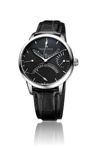 Maurice Lacroix Masterpiece Double Rétrograde GMT MP6518-SS001-330-1 Automatik Herrenuhr Manufaktur-Kaliber ML-191 NEU OVP. mit 2 Jahren Hersteller-Garantie Box Papiere Rétrograde Datumsanzeige und 2. GMT Zeitzone