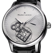 Laden Sie das Bild in den Galerie-Viewer, Maurice Lacroix | Masterpiece Roue Carrée Seconde | MP7158-SS001-901 | Herrenuhr | Handaufzug | Manufaktur-Kaliber | NEU &amp; OVP. | 2 Jahre Garantie | Box &amp; Papiere | Saphirglas | Krokolederband