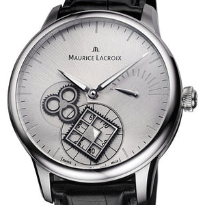 Maurice Lacroix | Masterpiece Roue Carrée Seconde | MP7158-SS001-901 | Herrenuhr | Handaufzug | Manufaktur-Kaliber | NEU & OVP. | 2 Jahre Garantie | Box & Papiere | Saphirglas | Krokolederband