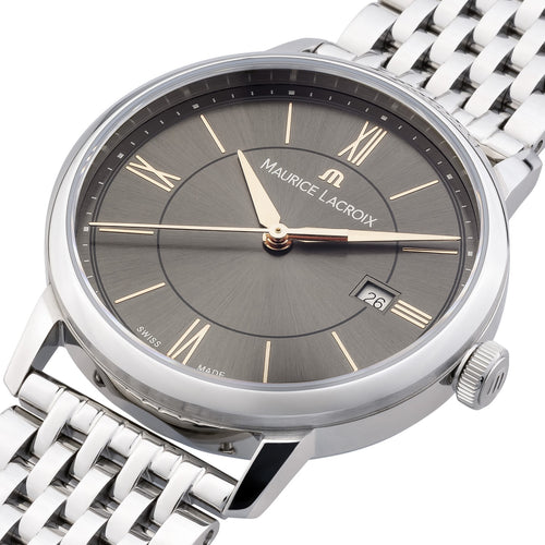 Maurice Lacroix | Eliros Date | EL1094-SS002-311-1 | Damen-Armbanduhr | Swiss Made | Saphirglas | Edelstahlband | NEU & OVP | mit Box & 2 Jahren Garantie