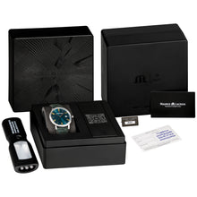 Laden Sie das Bild in den Galerie-Viewer, Maurice Lacroix Eliros Date GREEN Herren-Armbanduhr EL1118-SS001-620-5 | Grünes Lederband | Grünes Zifferblatt | Saphirglas | Swiss Made | NEU OVP mit Box &amp; Papiere | 2 Jahre Garantie