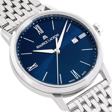 Laden Sie das Bild in den Galerie-Viewer, Maurice Lacroix Eliros Date EL1094-SS002-410-1 | Damenuhr Blau | Swiss Made Quarz | Edelstahlband Saphirglas | NEU