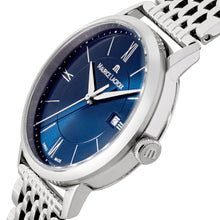 Laden Sie das Bild in den Galerie-Viewer, Maurice Lacroix Eliros Date EL1094-SS002-410-1 | Damenuhr Blau | Swiss Made Quarz | Edelstahlband Saphirglas | NEU