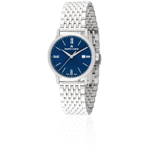 Maurice Lacroix Eliros Date Ladies Damen-Armbanduhr EL1094-SS002-410-1 Edelstahl-Band Saphirglas Swiss Made NEU OVP. mit Box Papiere 2 Jahre Hersteller-Garantie