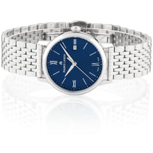 Laden Sie das Bild in den Galerie-Viewer, Maurice Lacroix Eliros Date EL1094-SS002-410-1 | Damenuhr Blau | Swiss Made Quarz | Edelstahlband Saphirglas | NEU