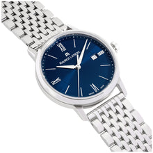 Laden Sie das Bild in den Galerie-Viewer, Maurice Lacroix Eliros Date EL1094-SS002-410-1 | Damenuhr Blau | Swiss Made Quarz | Edelstahlband Saphirglas | NEU