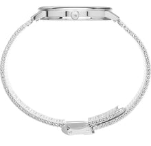 Laden Sie das Bild in den Galerie-Viewer, Maurice Lacroix Eliros Date GREEN Herren-Armbanduhr EL1118-SS002-120 Milanaise-Edelstahlband Zifferblatt weiß/grün Saphirglas Swiss Made NEU OVP. mit Box Papiere 2 Jahre Hersteller-Garantie