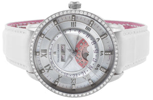 Maurice Lacroix Masterpiece Phases de Lune Diamonds MP6428-SD501-17E Automatic Damen-Armbanduhr besetzt mit 74 und 35 echten Diamanten NEU OVP. mit Box Papiere 2 Jahre Garantie