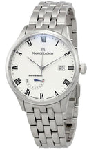 Laden Sie das Bild in den Galerie-Viewer, Maurice Lacroix Masterpiece Réserve de Marche MP6807-SS002-112-1 Automatik Herren-Armbanduhr mit Edelstahl-Band Gangreserveanzeige Datumsanzeige Swiss Made NEU OVP. mit Box Papiere Anleitung Garantiekarte 2 Jahre Hersteller-Garantie