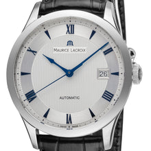 Laden Sie das Bild in den Galerie-Viewer, Maurice Lacroix Masterpiece Tradition Automatique Date MP6407-SS001-111-1 Herren-Armbanduhr Automatik Swiss Made Saphirglas NEU OVP. mit Box Papiere 2 Jahre Hersteller-Garantie