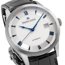 Laden Sie das Bild in den Galerie-Viewer, Maurice Lacroix Masterpiece Tradition Automatique Date MP6407-SS001-111-1 Herren-Armbanduhr Automatik Swiss Made Saphirglas NEU OVP. mit Box Papiere 2 Jahre Hersteller-Garantie