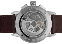 Laden Sie das Bild in den Galerie-Viewer, Maurice Lacroix Masterpiece Skeleton Chronograph MP6028-PS101-090-3 | Herren Automatik Uhr | Stahl-Roségold | Skeleton Dial | Lederband braun | Swiss Made | NEU OVP | 2 Jahre Hersteller-Garantie