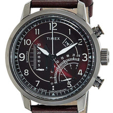 Laden Sie das Bild in den Galerie-Viewer, Timex Waterbury IQ Linear Chrono TW2R69200 Intelligent Quartz Herren-Armbanduhr mit Stoppuhr 24h Datumsanzeige NEU OVP. mit Box Papiere Anleitung Garantiekarte und 2 Jahre Hersteller-Garantie