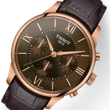 Laden Sie das Bild in den Galerie-Viewer, Tissot Chemin des Tourelles T139.462.36.298.00 | Automatic Chronograph Herrenuhr 42 mm | ETA Valjoux A05.231 | Gangreserve 68h | Roségold PVD | Saphirglas | Zifferblatt braun | Swiss Made | NEU OVP mit Box &amp; Papiere