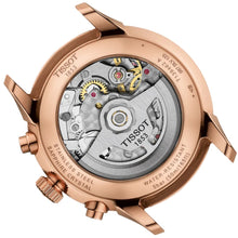 Laden Sie das Bild in den Galerie-Viewer, Tissot Chemin des Tourelles T139.462.36.298.00 | Automatic Chronograph Herrenuhr 42 mm | ETA Valjoux A05.231 | Gangreserve 68h | Roségold PVD | Saphirglas | Zifferblatt braun | Swiss Made | NEU OVP mit Box &amp; Papiere