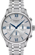 Laden Sie das Bild in den Galerie-Viewer, Tissot Chemin des Tourelles T139.462.11.038.00 | Automatic Chronograph Herrenuhr 42 mm | ETA Valjoux A05.231 | Gangreserve 68h | Edelstahl | Saphirglas | Zifferblatt silber | Swiss Made | NEU OVP mit Box &amp; Papiere