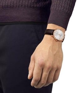 Tissot Chemin des Tourelles Powermatic 80 T139.807.36.031.00 | Automatik Herrenuhr 39 mm | 80h Gangreserve | Roségold | Saphirglas | Swiss Made | NEU & OVP