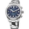 Edox Skydiver | 10116-3-BUIDN | Chronograph Herren Uhr Ø 40 mm | Edelstahl Saphirglas 300m Swiss Made | Limited + Lederband | NEU OVP Box Papiere 2 Jahre Garantie
