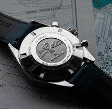 Laden Sie das Bild in den Galerie-Viewer, Edox Skydiver | 10116-3-BUIDN | Chronograph Herren Uhr Ø 40 mm | Edelstahl Saphirglas 300m Swiss Made | Limited + Lederband | NEU OVP Box Papiere 2 Jahre Garantie