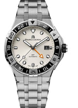 Laden Sie das Bild in den Galerie-Viewer, Maurice Lacroix Aikon Venturer GMT | AI6158-SS002-130-1 | Automatik Herrenuhr | 43 mm | Edelstahlband | Silbernes Zifferblatt | NEU OVP | mit Box &amp; Papieren | 2 Jahre Garantie