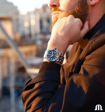 Laden Sie das Bild in den Galerie-Viewer, Maurice Lacroix Aikon Venturer ∅ 38 mm | AI6057-SSL22-330-1 | Automatik Herrenuhr | Taucheruhr 300 m | Edelstahlband | Saphirglas | NEU OVP mit Box &amp; Papieren | 2 Jahre Hersteller-Garantie