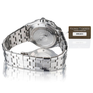 Maurice Lacroix Aikon Venturer AI6058-SS002-430-2 Automatik Set Herrenuhr Taucheruhr 43 mm mit Wechselband Edelstahlband Kautschukband NEU OVP. mit Box Papiere 2 Jahre Hersteller-Garantie