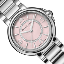 Laden Sie das Bild in den Galerie-Viewer, Maurice Lacroix Fiaba Colours Edition Diamonds FA1104-SS002-F20-1 | Damenuhr Ø 32 mm | Rosa Zifferblatt | 46 Diamanten | Swiss Made | NEU OVP | 2 Jahre Herstellergarantie