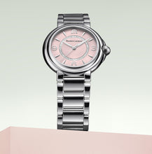 Laden Sie das Bild in den Galerie-Viewer, Maurice Lacroix Fiaba Colours Edition Diamonds FA1104-SS002-F20-1 | Damenuhr Ø 32 mm | Rosa Zifferblatt | 46 Diamanten | Swiss Made | NEU OVP | 2 Jahre Herstellergarantie
