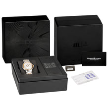 Laden Sie das Bild in den Galerie-Viewer, Maurice Lacroix Fiaba Date Diamonds | FA1007-PVP13-170-1 | Ø 36 mm | Damenuhr Bicolor Roségold | 11 Diamanten | Swiss Made | NEU OVP mit Box Papiere 2 Jahre Hersteller-Garantie