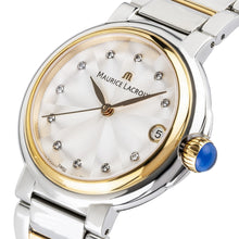 Laden Sie das Bild in den Galerie-Viewer, Maurice Lacroix Fiaba Date Diamonds | FA1007-PVP13-170-1 | Ø 36 mm | Damenuhr Bicolor Roségold | 11 Diamanten | Swiss Made | NEU OVP mit Box Papiere 2 Jahre Hersteller-Garantie