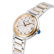 Laden Sie das Bild in den Galerie-Viewer, Maurice Lacroix Fiaba Date Diamonds | FA1007-PVP13-170-1 | Ø 36 mm | Damenuhr Bicolor Roségold | 11 Diamanten | Swiss Made | NEU OVP mit Box Papiere 2 Jahre Hersteller-Garantie