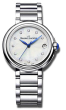 Laden Sie das Bild in den Galerie-Viewer, Maurice Lacroix Fiaba Date Diamonds | FA1004-SS002-170-1 | Damen-Armbanduhr mit Diamanten | Edelstahl | Perlmutt | Swiss Made | Saphirglas | Quarz | NEU OVP. GARANTIE