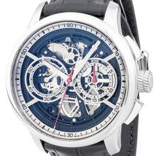 Laden Sie das Bild in den Galerie-Viewer, Maurice Lacroix Masterpiece Skeleton MP6028-SS001-090-2 | Herren Chronograph | Swiss Made Automatik | Saphirglas Leder | NEU OVP. | 2 Jahre Hersteller-Garantie