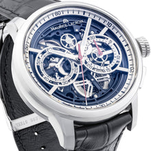 Laden Sie das Bild in den Galerie-Viewer, Maurice Lacroix Masterpiece Skeleton MP6028-SS001-090-2 | Herren Chronograph | Swiss Made Automatik | Saphirglas Leder | NEU OVP. | 2 Jahre Hersteller-Garantie