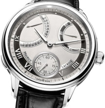 Laden Sie das Bild in den Galerie-Viewer, Maurice Lacroix Masterpiece Manufacture MP7268-SS001-110 Calendrier Rétrograde Herren-Armbanduhr | Rétrograde Datumsanzeige | Gangreserveanzeige | Saphirglas | Swiss Made | NEU OVP | mit Box &amp; Papiere | 2 Jahre Garantie