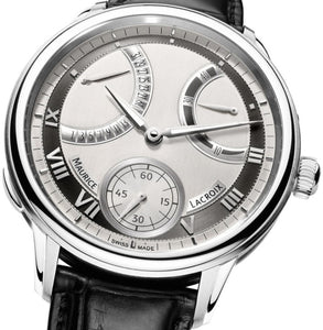 Maurice Lacroix Masterpiece Manufacture MP7268-SS001-110 Calendrier Rétrograde Herren-Armbanduhr | Rétrograde Datumsanzeige | Gangreserveanzeige | Saphirglas | Swiss Made | NEU OVP | mit Box & Papiere | 2 Jahre Garantie