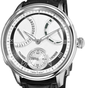 Maurice Lacroix Masterpiece Manufacture MP7268-SS001-110 Calendrier Rétrograde Herren-Armbanduhr | Rétrograde Datumsanzeige | Gangreserveanzeige | Saphirglas | Swiss Made | NEU OVP | mit Box & Papiere | 2 Jahre Garantie