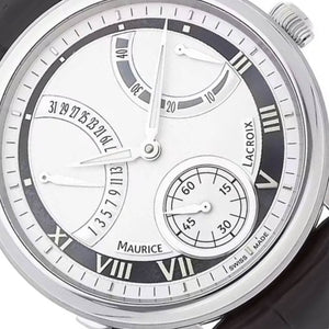 Maurice Lacroix Masterpiece Manufacture MP7268-SS001-110 Calendrier Rétrograde Herren-Armbanduhr | Rétrograde Datumsanzeige | Gangreserveanzeige | Saphirglas | Swiss Made | NEU OVP | mit Box & Papiere | 2 Jahre Garantie