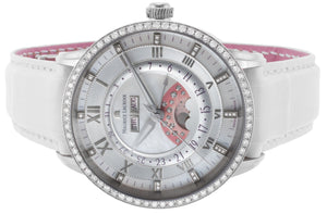 Maurice Lacroix Masterpiece Phases de Lune Diamonds MP6428-SD501-17E | Damen-Armbanduhr Automatik mit 74 + 35 echten Diamanten | NEU OVP mit Box & Papieren | 2 Jahre Garantie