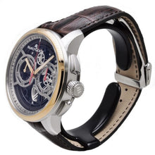 Laden Sie das Bild in den Galerie-Viewer, Maurice Lacroix Masterpiece Skeleton Chronograph MP6028-PS101-090-3 | Herren Automatik Uhr | Stahl-Roségold | Skeleton Dial | Lederband braun | Swiss Made | NEU OVP | 2 Jahre Hersteller-Garantie