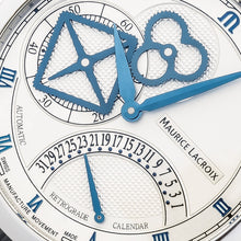 Laden Sie das Bild in den Galerie-Viewer, Maurice Lacroix Masterpiece Square Wheel Rétrograde MP6058-SS001-110-1 | Herren-Armbanduhr | Automatik mit Manufaktur-Kaliber Swiss Made | Exklusives Design | Saphirglas | NEU OVP. mit Box &amp; Garantie