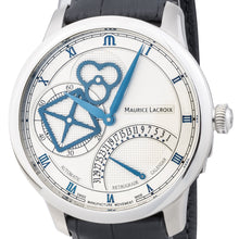Laden Sie das Bild in den Galerie-Viewer, Maurice Lacroix Masterpiece Square Wheel Rétrograde MP6058-SS001-110-1 | Herren-Armbanduhr | Automatik mit Manufaktur-Kaliber Swiss Made | Exklusives Design | Saphirglas | NEU OVP. mit Box &amp; Garantie