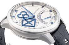 Laden Sie das Bild in den Galerie-Viewer, Maurice Lacroix Masterpiece Square Wheel Rétrograde MP6058-SS001-110-1 | Herren-Armbanduhr | Automatik mit Manufaktur-Kaliber Swiss Made | Exklusives Design | Saphirglas | NEU OVP. mit Box &amp; Garantie